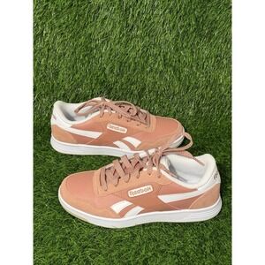 Reebok Court Advance Pink Clay White Women's 7.5 Casual Comfort Sneakers New